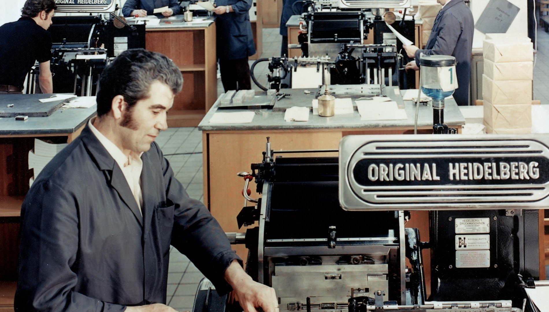 The Tiegel from HEIDELBERG