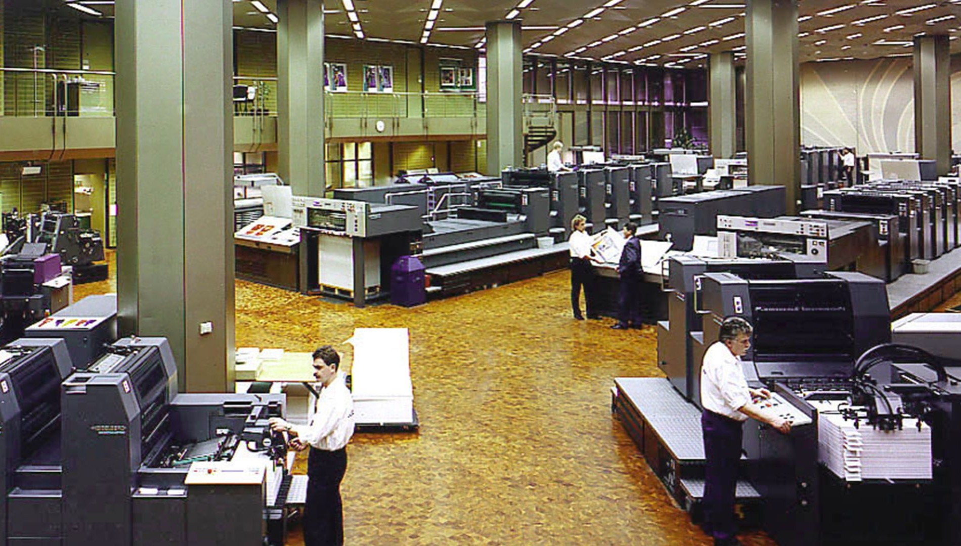 The HEIDELBERG show room in the city of HEIDELBERG end of the 90s