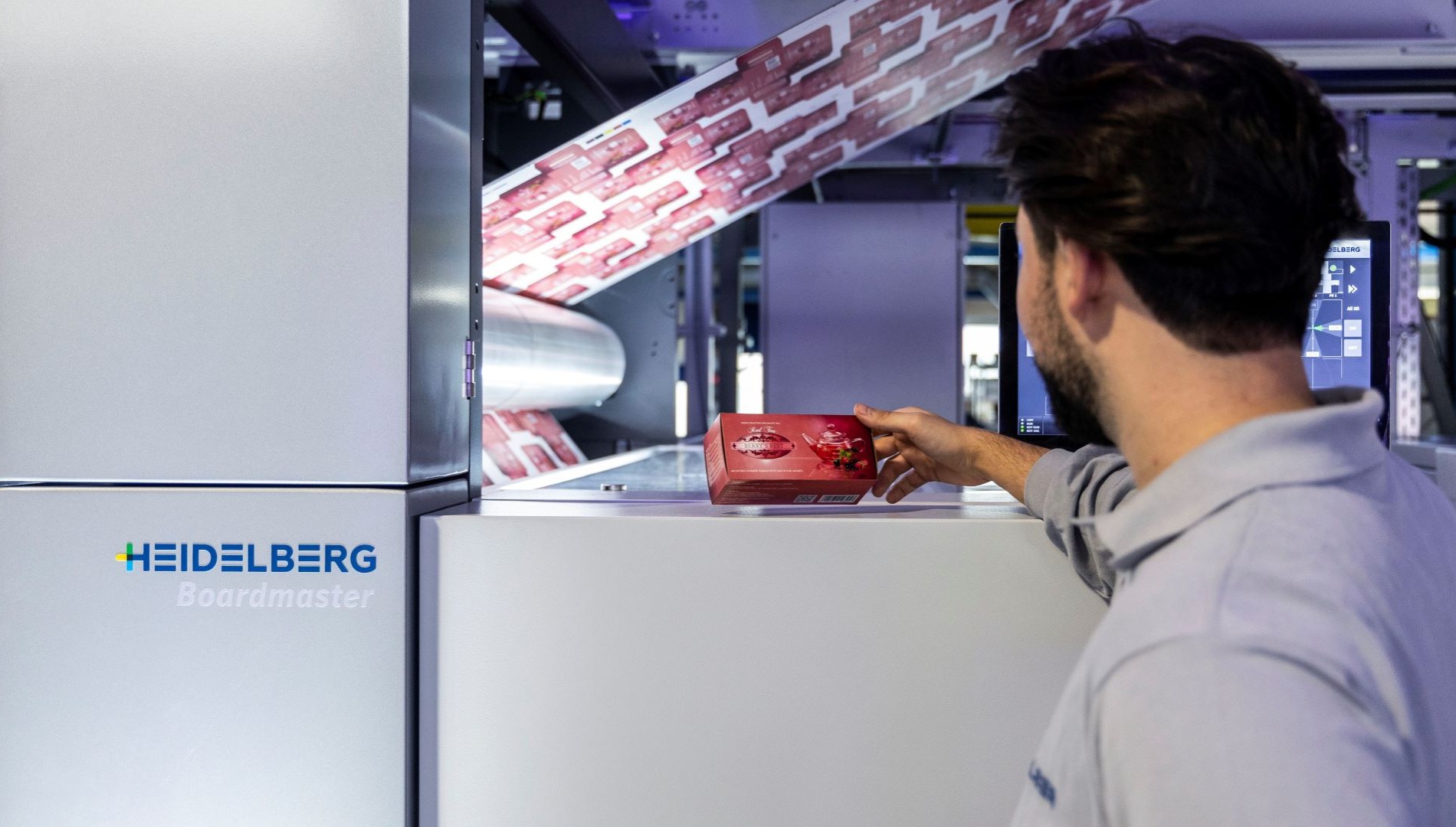 The Boardmaster is installed in the HEIDELBERG Print Media Center in 2023