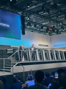 drupa 2024 - Impressions from our stand in Düsseldorf (by the new Speedmaster XL 106 with 21K)