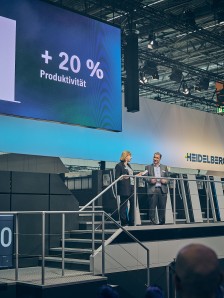 drupa 2024 - Impressions from our stand in Düsseldorf (by the new Speedmaster XL 106 with 21K)